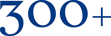 300+